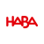 HABA-Logo in roter Schrift auf weißem Hintergrund.